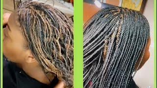 Micro Braids vs Small Box Braids  Size Comparison