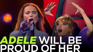 BEST ADELE COVERS ON THE VOICE  BEST AUDITIONS