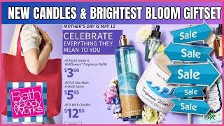 MOTHERS DAY SALE  NEW Summer Candles & Brightest Bloom PWP at Bath & Body Works