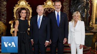 Spains King Hosts Biden and World Leaders at NATO Gala Dinner