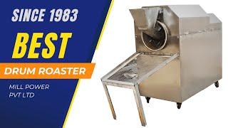 Peanut Roaster Machine  +91 828282 9068  Drum Roaster Machine