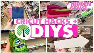 Woah BRILLIANT Dollar Tree Cricut DIYS & Decor Ideas that will send you RUNNING to the store ⭐️