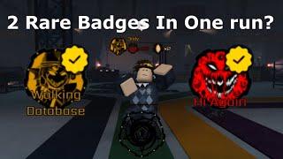 Getting 2 Rare Badges In One Run... - roblox Pressure