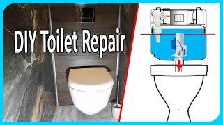 Is water leaking from the toilet? How to fix water leaking into the WC pan.