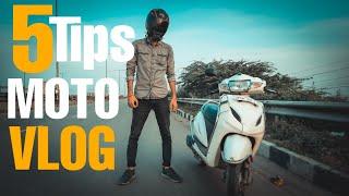 How To Moto Vlog  Budget Motovlog setup  Tips for motovlogging