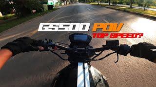 Suzuki GS500 POV Ride  SC Project Sound 