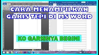 Cara Menampilkan Garis Tepi Boundaries Di Ms Word