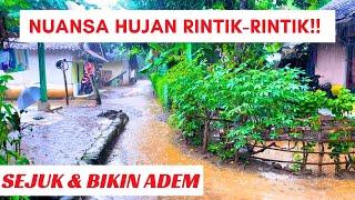 NUANSA HUJAN RINTIK-RINTIK DI PAGI HARI ‼️Menikmati Suasana Hujan Di Kampung Sunda SEJUK & DAMAI