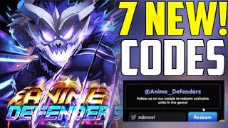 *NEW* ANIME DEFENDERS  CODES UPDATE  ROBLOX  2024 ANIME DEFENDERS  GAME CODES ROBLOX 