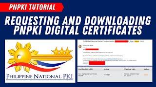 REQUESTING AND DOWNLOADING PNPKI DIGITAL CERTIFICATE DICT DEPED PNPKI P12