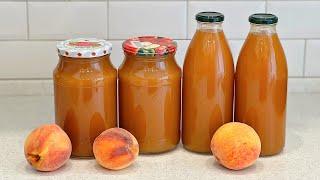 ПЕРСИКОВЫЙ СОК. Простой рецепт приготовления сока из персиков в домашних условиях на зиму