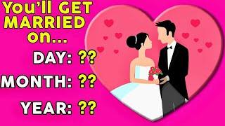  When will YOU GET MARRIED?   Love Personality Test Quiz   Mister Test