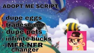 NEW Updated Adopt me Script   Tradescam Auto dupe pet Infinite bucks + More  PASTEBIN