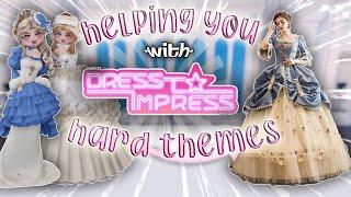 HELPING **YOU GUYS** WITH HARD THEMES In Dress To Impress *ROCOCO* part 2