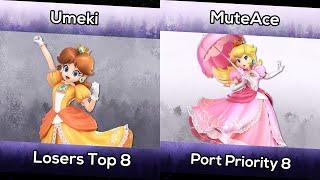 Umeki Daisy vs MuteAce Peach - Losers Top 8 - Port Priority 8