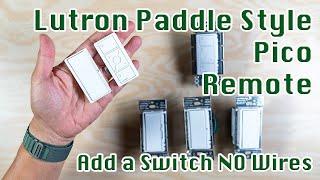 Lutron Pico Paddle Remote  Add a Switch NO Wires Required