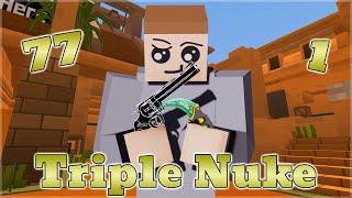 77 - 1 TRIPLE NUKE  Krunker