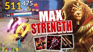 Max Strength ANHUR DESTROYS in SMITE 2