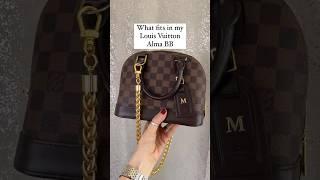 Louis Vuitton Alma BB ️ This beauty still continues to be one of my faves  #lv #almabb #handbag