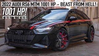 BEAST FROM HELL 2022 1001HP AUDI RS6 MTM - MURDERED OUT SINISTER WAGON - 1001HP1300NM - IN DETAIL