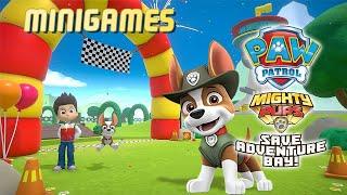 PAW Patrol Mighty Pups Save Adventure Bay - All MINIGAMES 100% Completion Gameplay