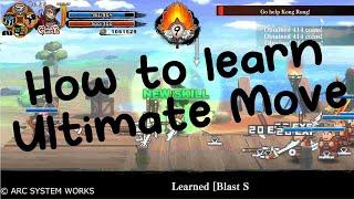 How to learned Ultimate move  River City Saga  Three Kingdoms