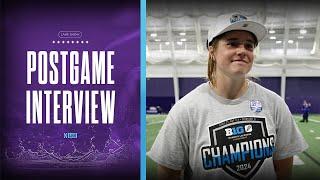 Postgame Interview - Penn State B1G Championship  Northwestern Lacrosse