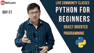 Object Oriented Programming in Python  LIVE Community Classes  MySirG