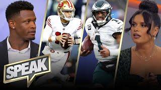 Purdy’s 49ers or Jalen Hurts & Eagles Who is the most DANGEROUS team in the NFC?  NFL  SPEAK