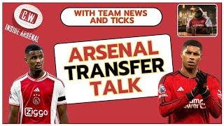 Arsenal transfer talk Rashford rumours  Hato interest  Artetas new deal  Ramsdales price tag