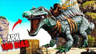 ¡SOBREVIVO 100 DÍAS en ARK Survival Evolved sobre un MEGACHELÓN #2