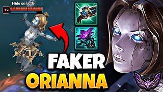 T1 Faker Orianna vs Azir  MID  Patch 14.2 Korea Master 