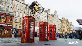 Danny MacAskill putting Mous cases to the test in Edinburgh