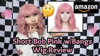 Amazon Pink Bob Wig Review