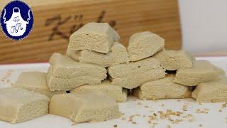 Halva mit Tahin - östliche Köstlichkeit  Sesamhalva eine schnelle Variante