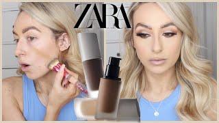 BEST FOUNDATION EVER NEW Zara Limitless Foundation + Creamy Concealer Review 12 hour wear test