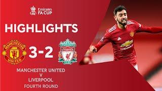 Fernandes Free-Kick Wins 5-Goal Thriller  Manchester United 3-2 Liverpool  Emirates FA Cup 2020-21