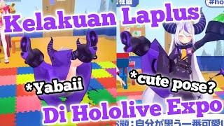 Kelakuan Yabaii Laplus di Holo EXPO Hololive