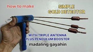 DIY HOW TO MAKE TRIPLE ANTENNA WITH PENDULUM BOOSTER