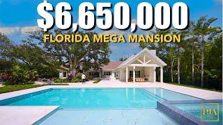 Inside a $6650000 FLORIDA MEGA MANSION  Modern Ranch Style  Peter J Ancona