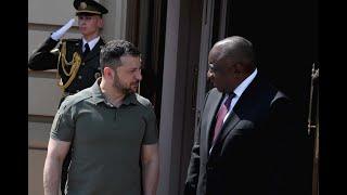 Ramaphosa meets Zelensky over Russia & Ukraine Peace Talks.