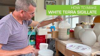 61.  How to Make White Terra Sigillata - with EPK and Tin Oxide