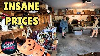 The prices at this garage sale were ridiculous...