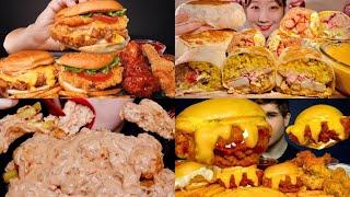 ASMR Fast Food Mukbang Compilation 37  Fast Food Asmr  Satisfying eating sounds