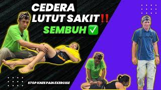 Cedera lutut sakit ngilu saat di tekuk jongkok duduk berdiri How to treatment knee pain exercise