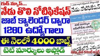  గుడ్ న్యూస్- నేడు తొలి నోటిఫికేషన్- జాబ్ క్యాలెండర్ నుంచి ఈ నెలలో 4వేల జాబ్స్ టెట్ మార్క్స్ TG