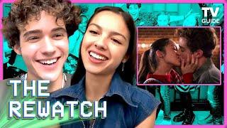 HSMTMTS Cast Rewatches the Shows Best Scenes  Olivia Rodrigo Joshua Bassett