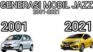 GENERASI MOBIL HONDA JAZZ 2001-2021CONCEPT