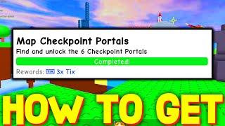 HOW TO GET MAP CHECKPOINT PORTALS LOCATIONS QUEST in THE CLASSIC ROBLOX