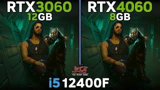 RTX 3060 vs RTX 4060  i5 12400F  Tested in 17 games